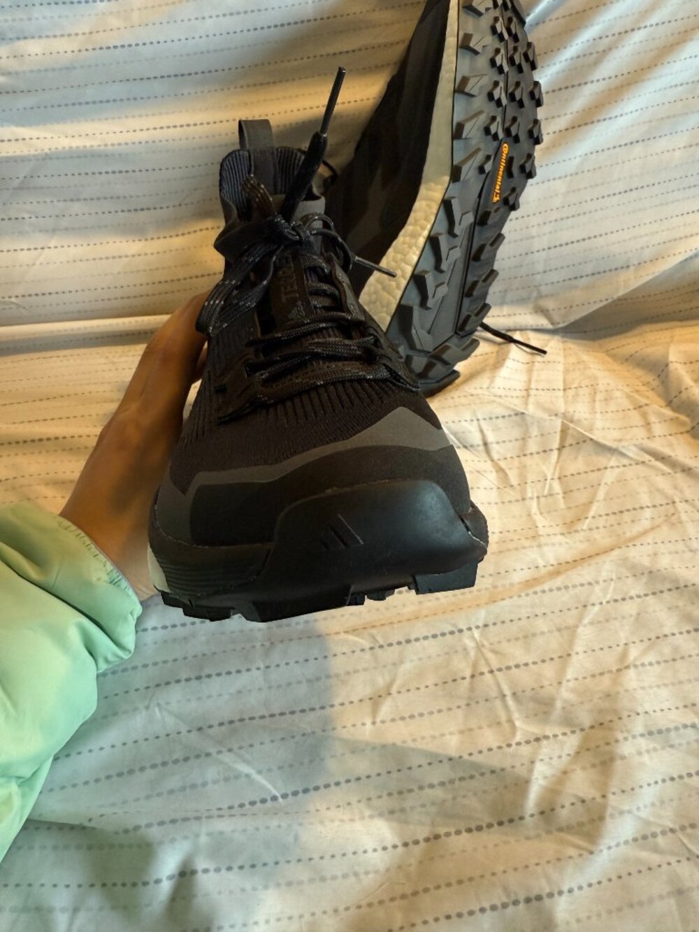 Adidas Terrex Free Hiker 2.0 GORE-TEX Women's 7.5 Waterproof Hiking Shoe blac NE - Picture 3 of 8